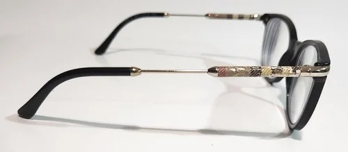 Burberry B2255-Q Eyeglasses FRAMES 3001 Black 51[]18-140 Plaid *See Pics* 3