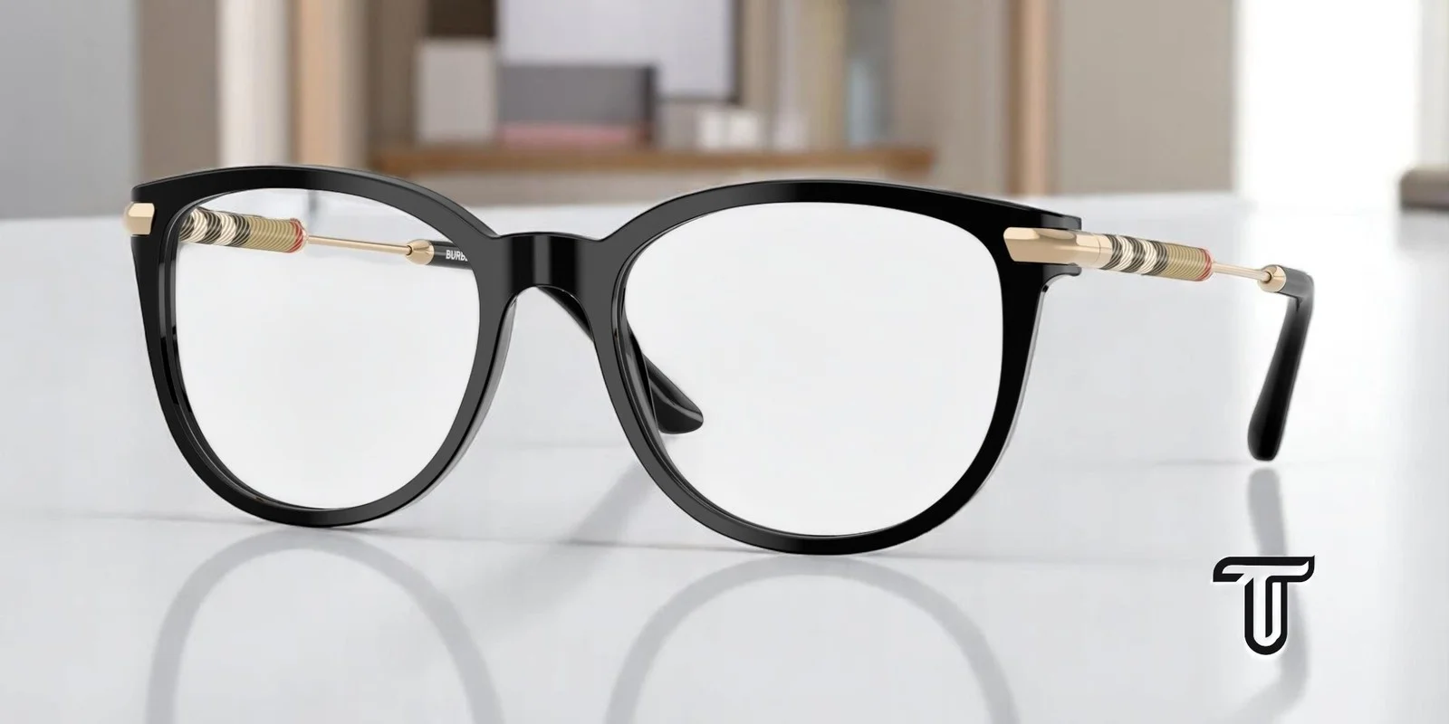 BURBERRY BE2255Q 3001 Black Demo Lens 51 mm Women