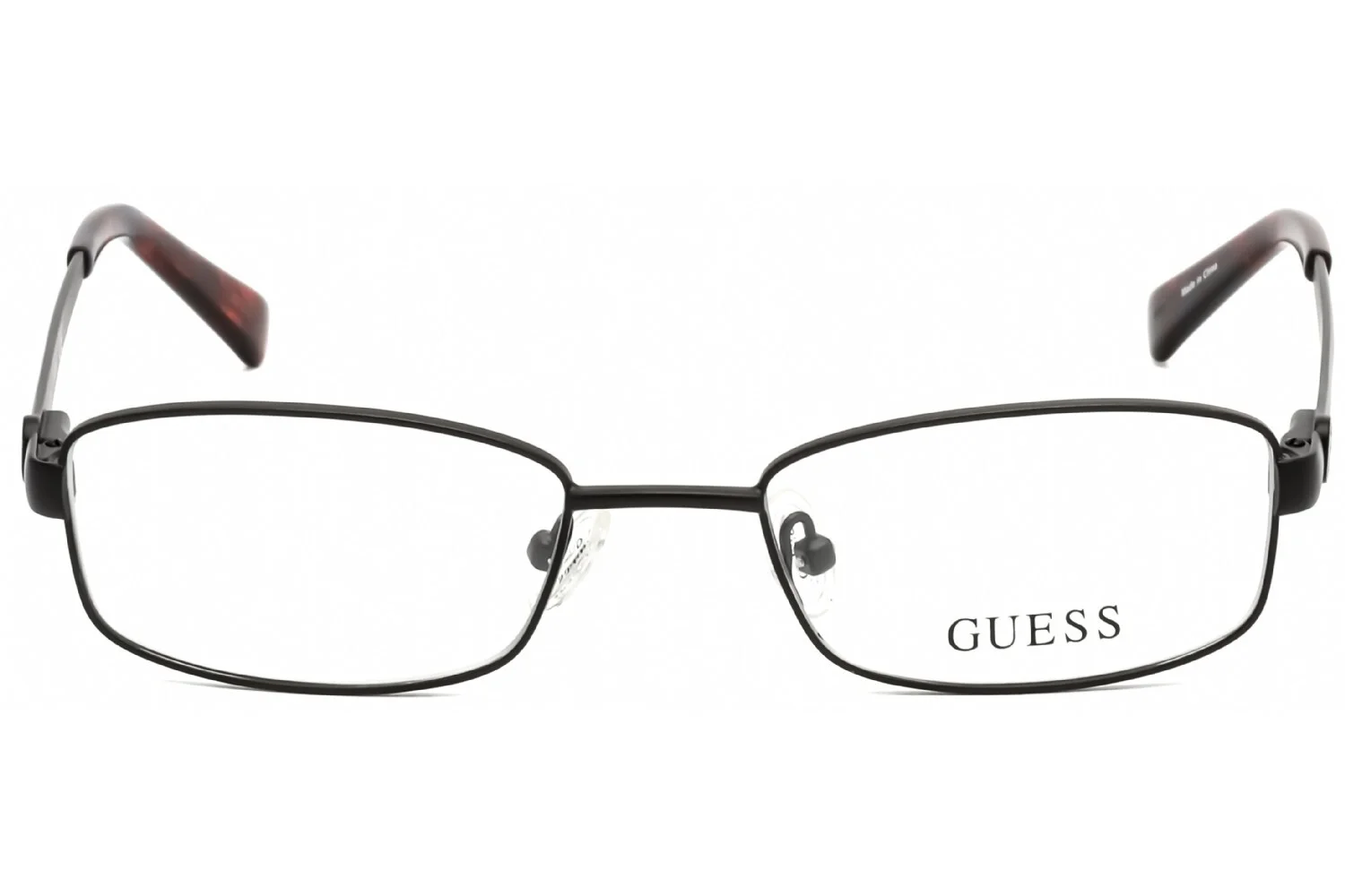 GUESS Women GU2524 002 Matte Black Rectangular Frame Eyeglasses 49mm 2