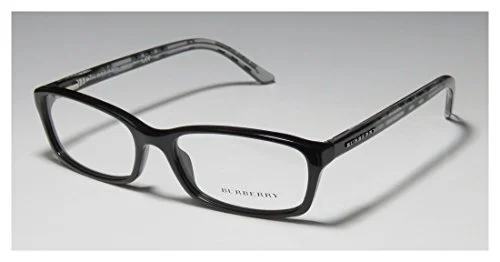 NEW Burberry B2265 3683 Womens Black Square Designer Eyeglasses Frames 53/16~140